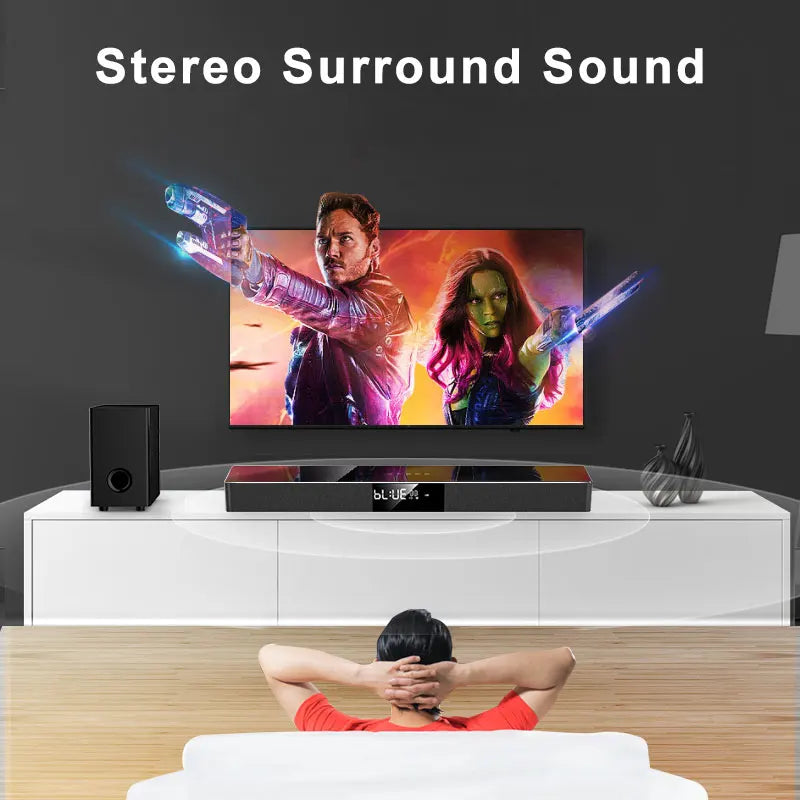 KTX-238227 5.1 Surround Soundbar with Wireless Bluetooth Connectivity for Home Theatre and TV Audio