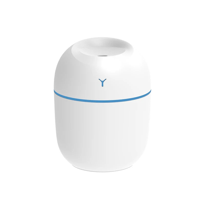 KTX-586515 220ml Ultrasonic Mini Humidifier and Aroma Oil Diffuser with USB and Colourful Night Light for Home and Car