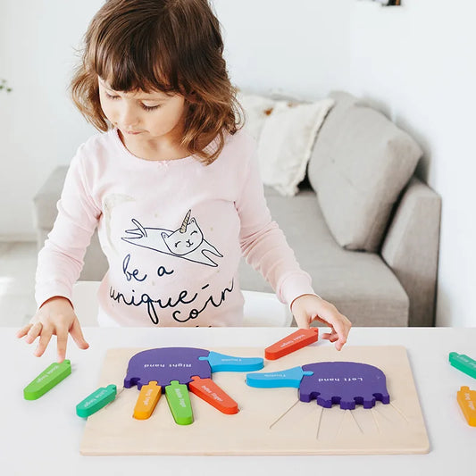 KTX-572947 Cognitive Learning Wooden Puzzle for Early Childhood Development