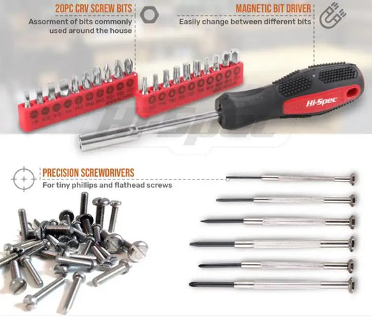 KTX-591955 Carbon Steel Tool Kit Set: Wrench, Screwdriver, and Ruler for Automotive and Handyman Use