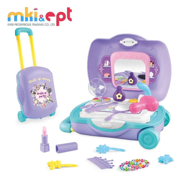 KTX-228691 Pretend Makeup Set for Girls Ages 2-7 with Safe CE Certification