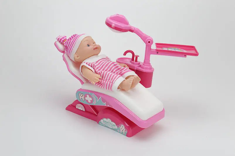 KTX-902163 14-Piece Educational Doctor Play Set for Children, Dentist Toys for Ages 2-13 Years