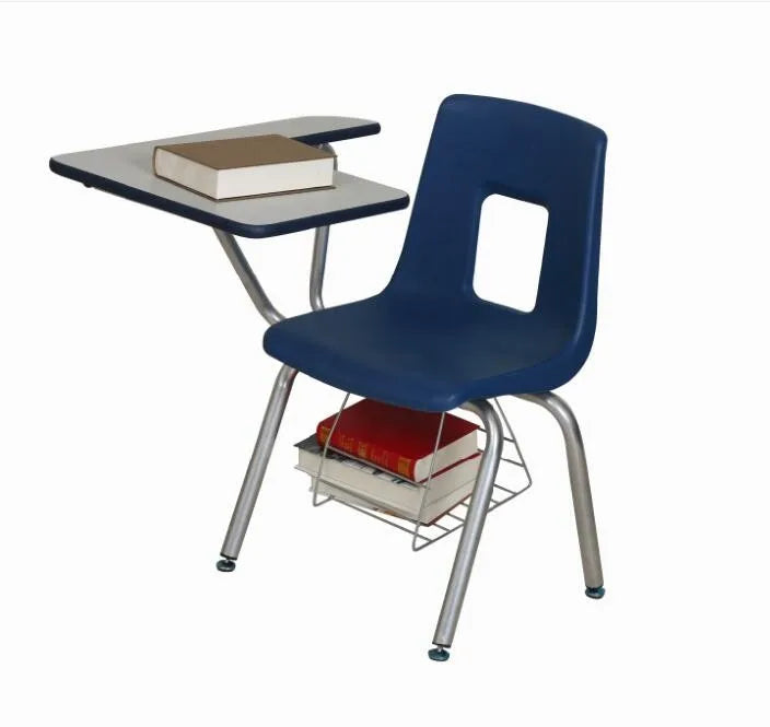 KTX-564883 Modern Folding Plastic Chair with Student Desk for Lecture Halls and Training Sessions