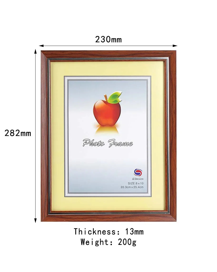 KTX-718419 Polystyrene Photo Frame for 4R, 5R, 6R, 8R, A4, 12x16, 12x18 Pictures - Perfect for Home or Office Display
