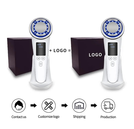 KTX-095123 Microcurrent Facial Massager Tool for Home Use – Cooling and Firming Galvanic Skin Care Device