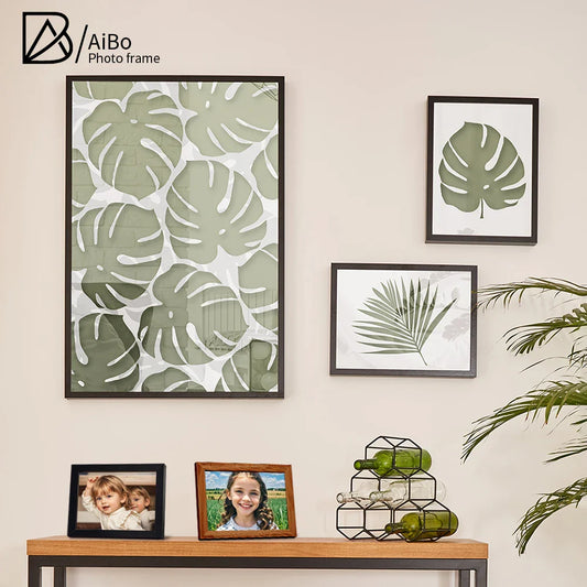 KTX-144403 Solid Wooden Photo Frames in Various Sizes for Wall Decor