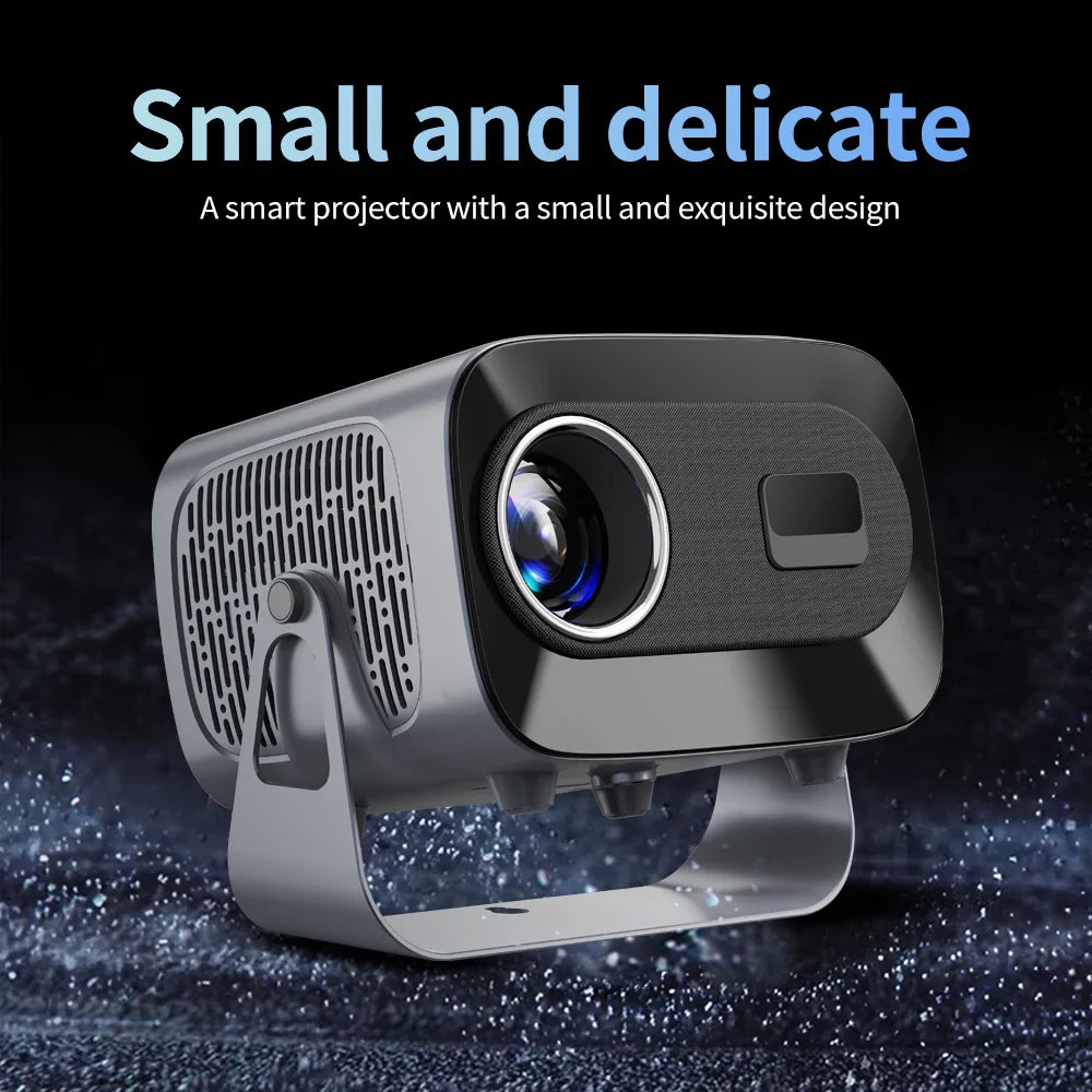 KTX-301971 1080P Full HD LCD Projector with Android 11, Wifi6, Voice Control, and LED Lamp for Home Theatre