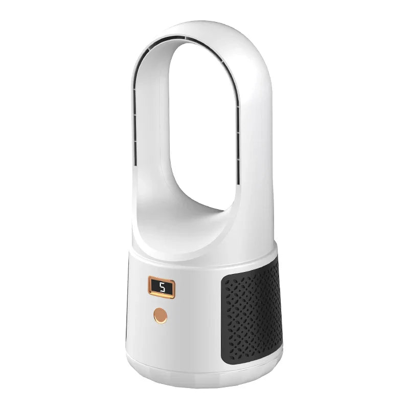 KTX-672147 Portable Bladeless Desk Fan – Rechargeable Personal Cooling Device for Home and Office Use