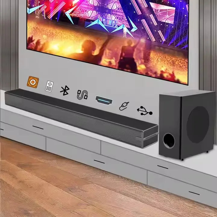 KTX-943315 5.1 Wireless Sound Bar with Subwoofer - Home Theatre Sound System for TV