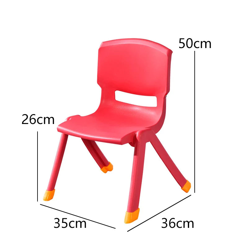KTX-972499 Durable Plastic Stacking Chair for Children - Ideal for Schools, Daycares and Nurseries