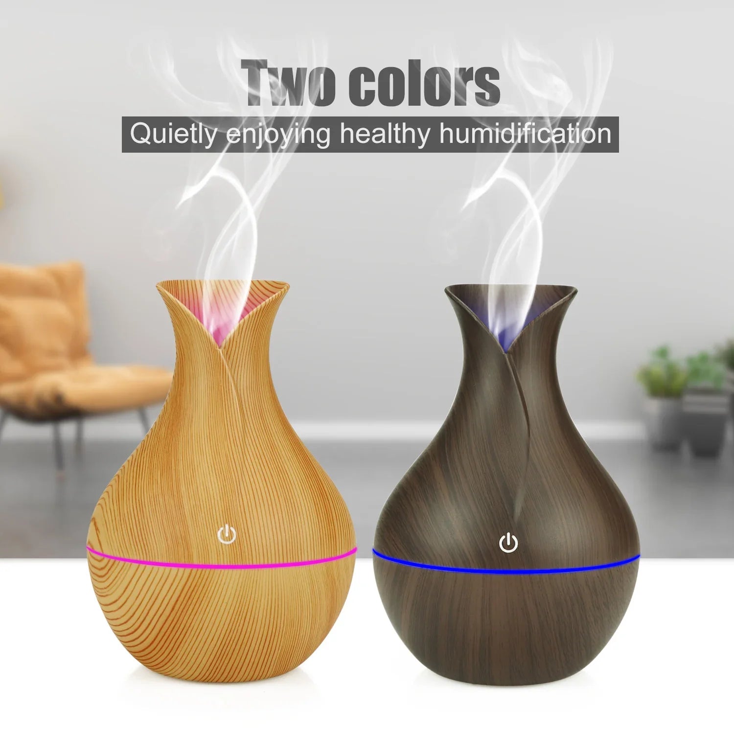 KTX-946963 Portable 130ml USB Mini Car Nebulizer Humidifier for Desk Use