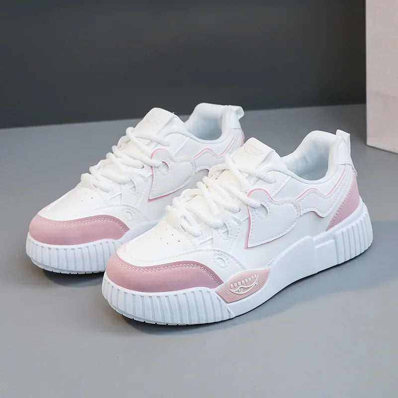 KTX-442131 RM6605 New Colored Women's Board Shoes 2023 Spring and Autumn Versatile Breathable Sports Shoes Soft Sole Fashion Casual Shoes