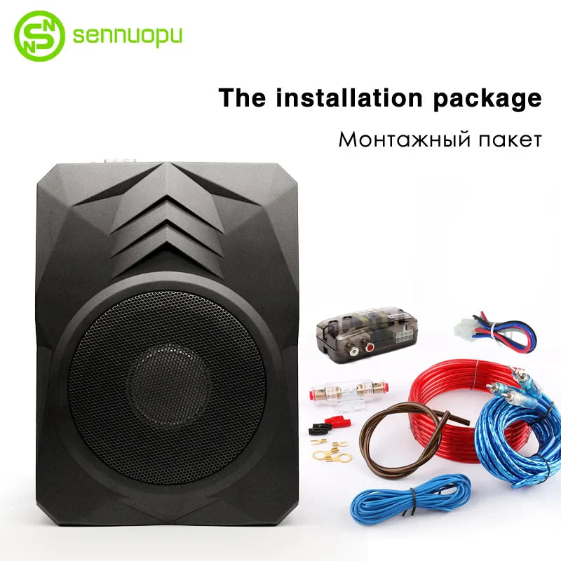 KTX-007699 Sundown Audio Slim Under Seat Active Subwoofer with Built-in Amplifier for Car and Truck