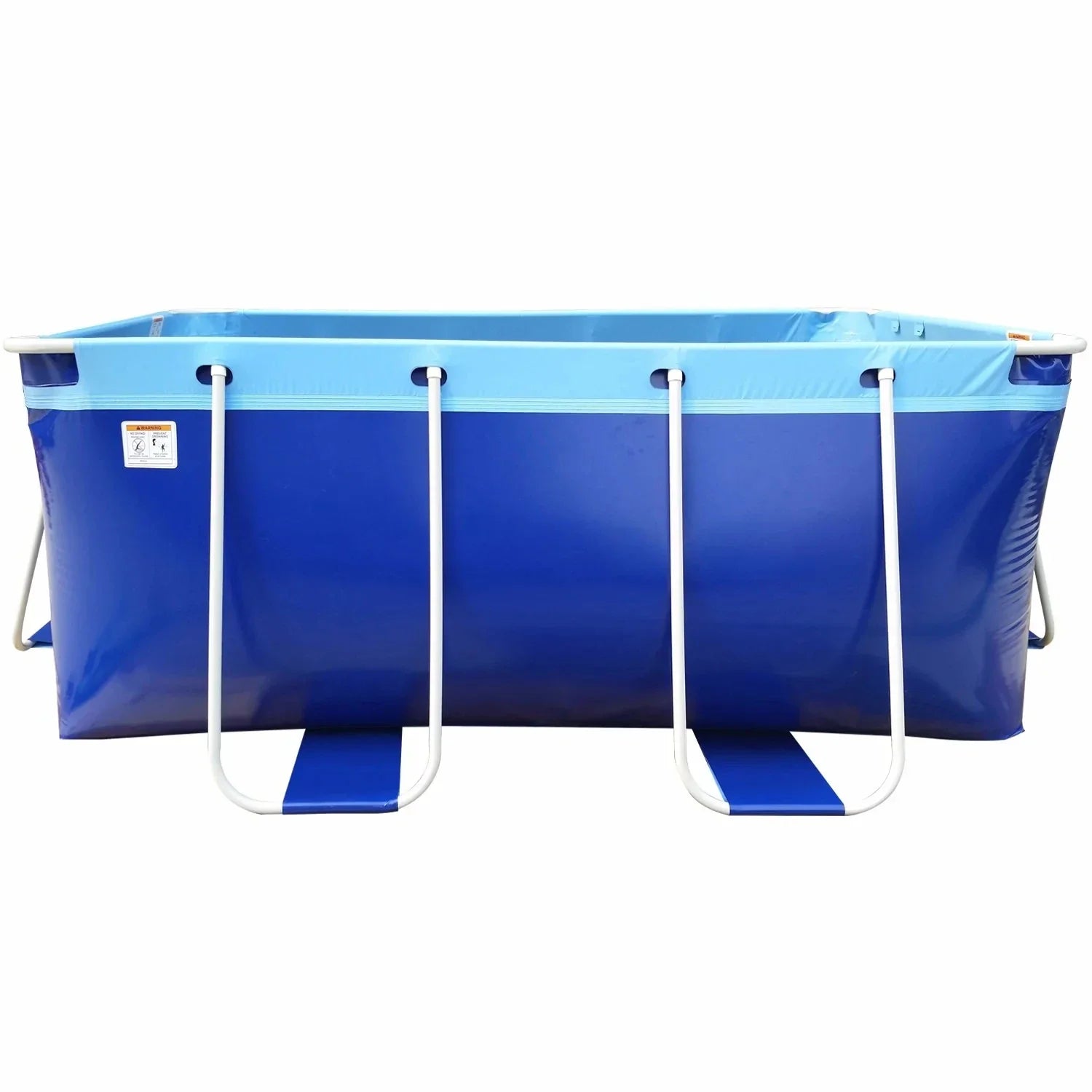 KTX-913875 Rectangular Inflatable Steel Frame Above Ground Swimming Pool for Outdoor Fun