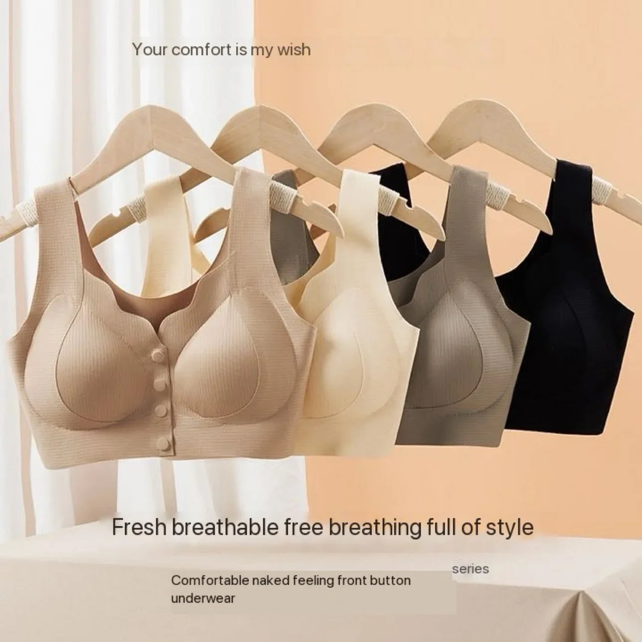 KTX-313363 High Elastic Ladies Under Wear Shapewear Seamless Wholesale Under Garments Comfortable Briefs Lingerie Bra for Women