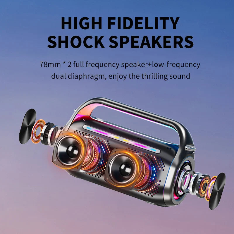 KTX-792979 Portable Wireless Bluetooth Speaker with Hi-Fi Stereo Sound and Amplifier Function