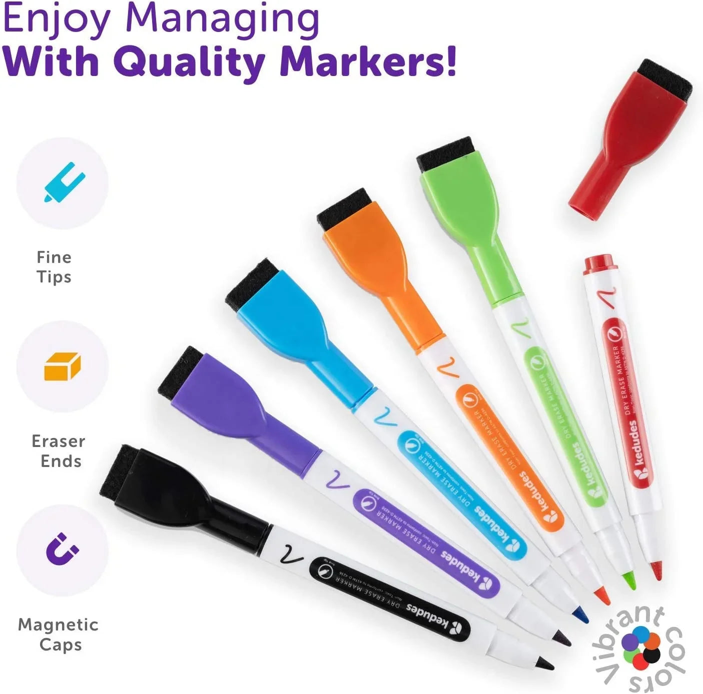 KTX-279187 Magnetic Acrylic Wall Calendar for Kids - Interactive Fridge Magnet Planner