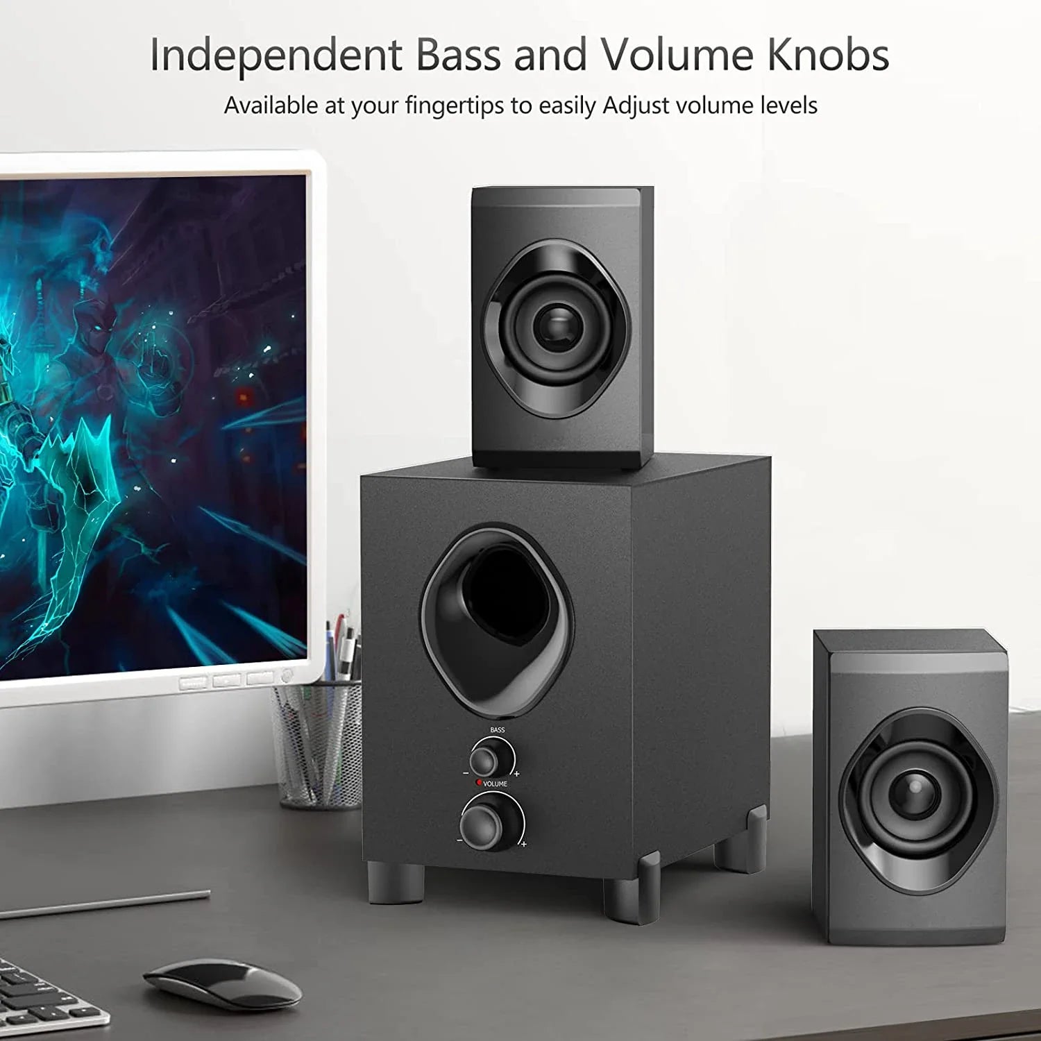 KTX-859667 Multimedia Home Theatre System with Bluetooth Subwoofer for Enhanced Computer Audio