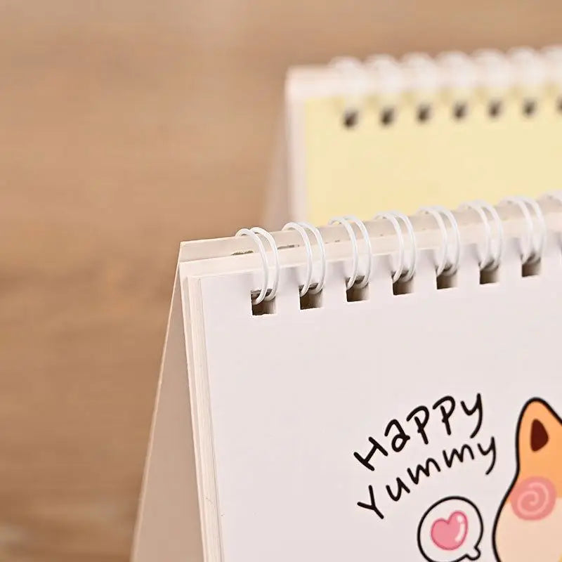 KTX-082579 Customisable Monthly Desk Calendar Planner with Various Binding Options and Finishing Touches