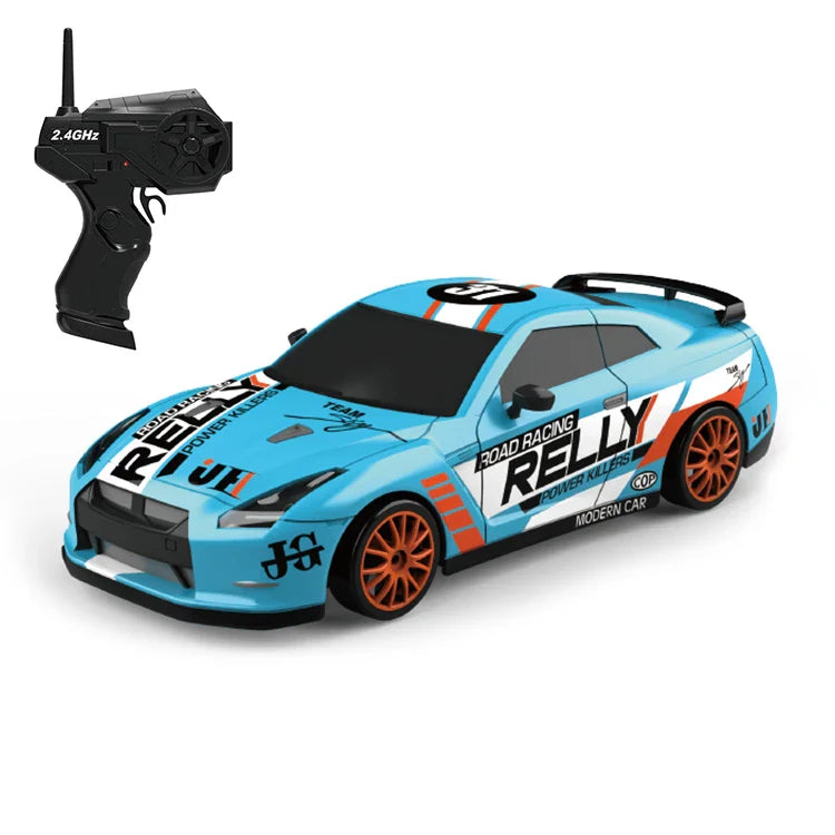 KTX-362067 1:24 Scale 4WD Remote Control Drift Car with USB Charger and LED Light