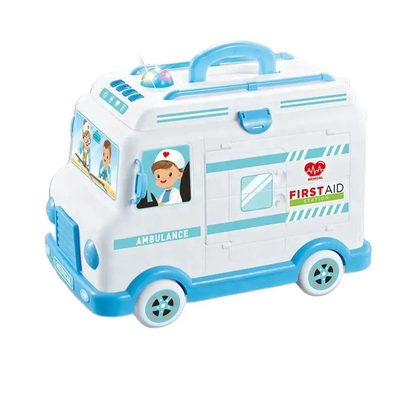 KTX-868243 Doctor Toy Set with Ambulance Car and Medical Kit for Role Play and Imaginative Play