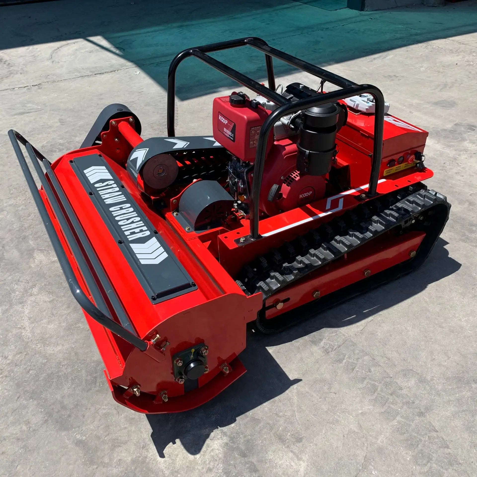 KTX-394515 Remote-Controlled Automatic Obstacle Avoidance Lawn Mower for Hillside Weeding and Orchard Maintenance