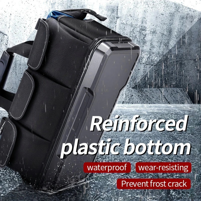 KTX-542227 Durable Multi-Function Electrician's Tool Bag with Large Capacity and Organised Storage