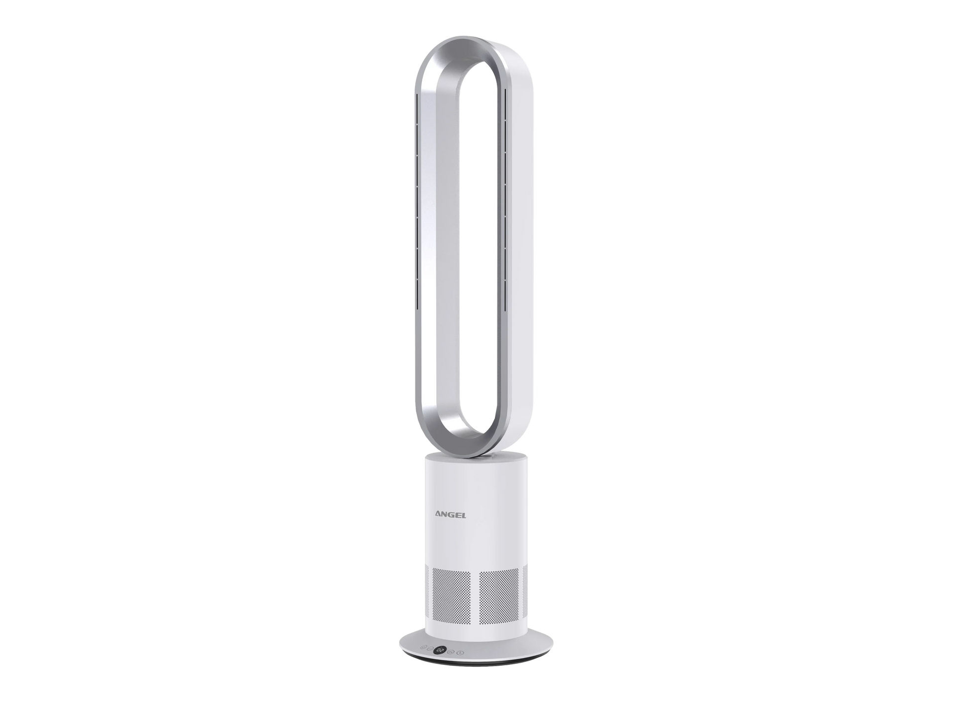 KTX-082323 Electric Bladeless Oscillating Tower Fan with Natural Wind Circulation for Home Use