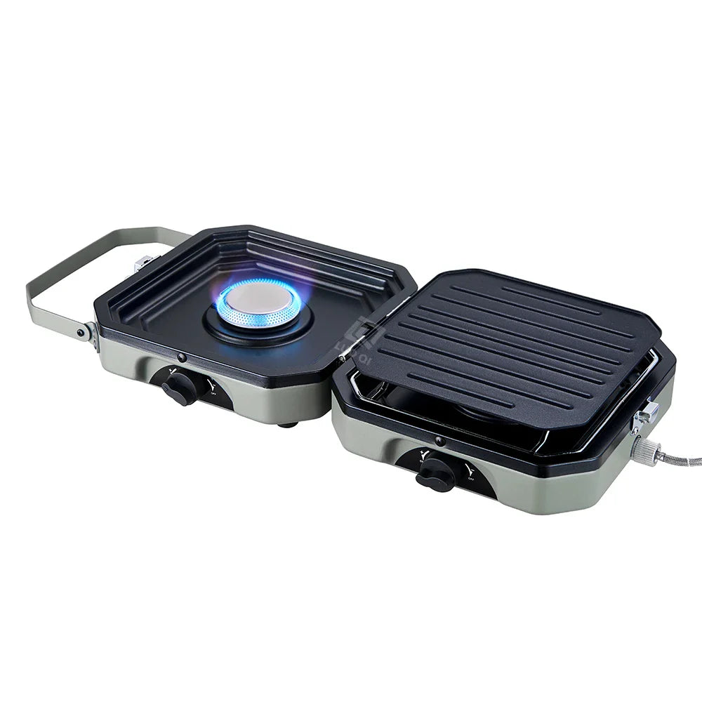 KTX-613843 Portable Folding Gas BBQ Grill for Camping and Outdoor Family Gatherings