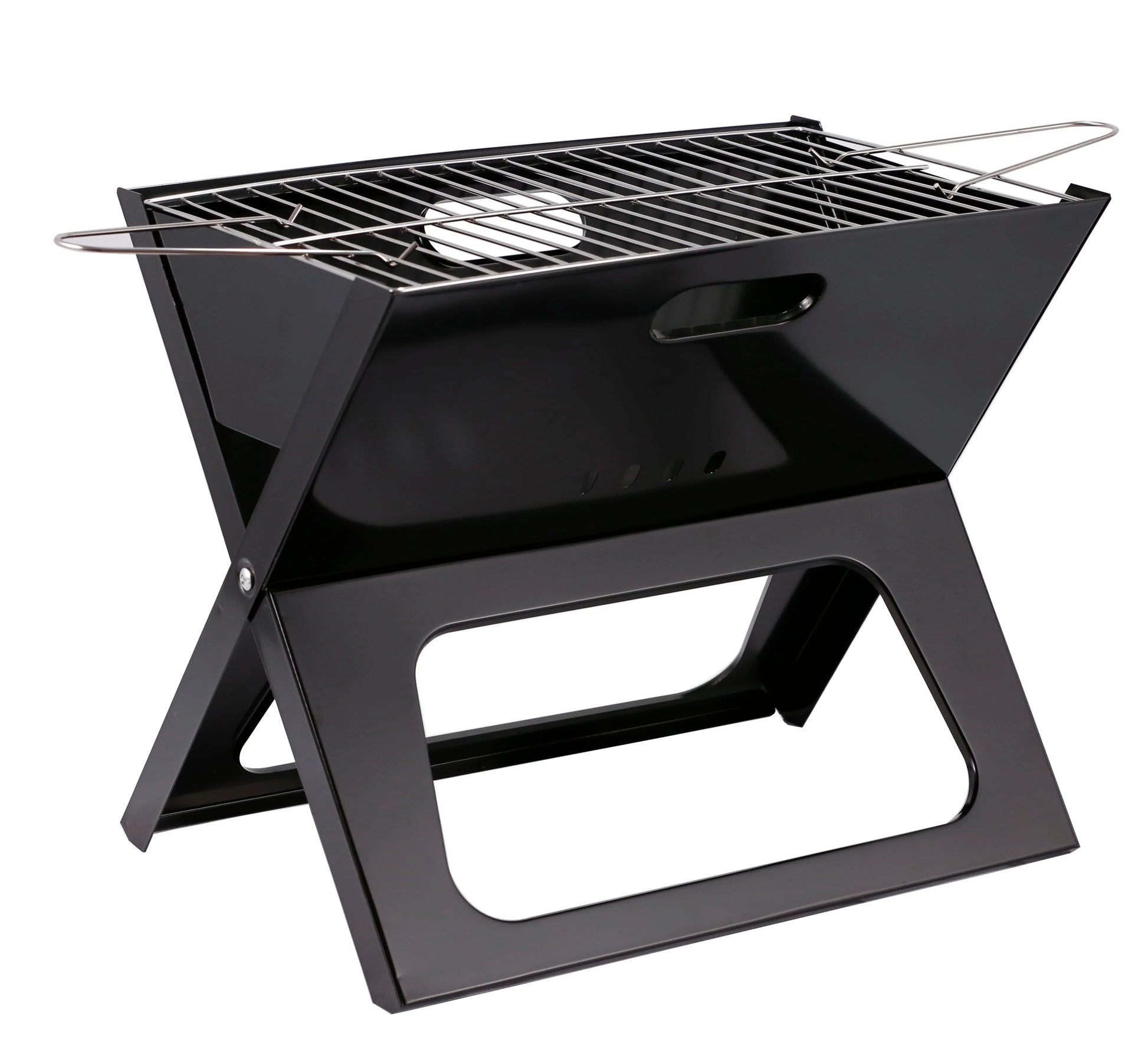 KTX-453971 Portable Folding Charcoal BBQ Grill for Outdoor Camping and Picnic