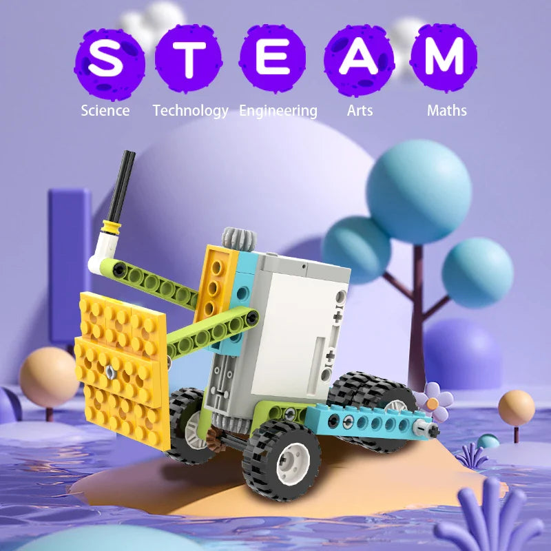 KTX-865555 Smart Robot Puzzle Building Set for Educational Play and Mechanical Learning