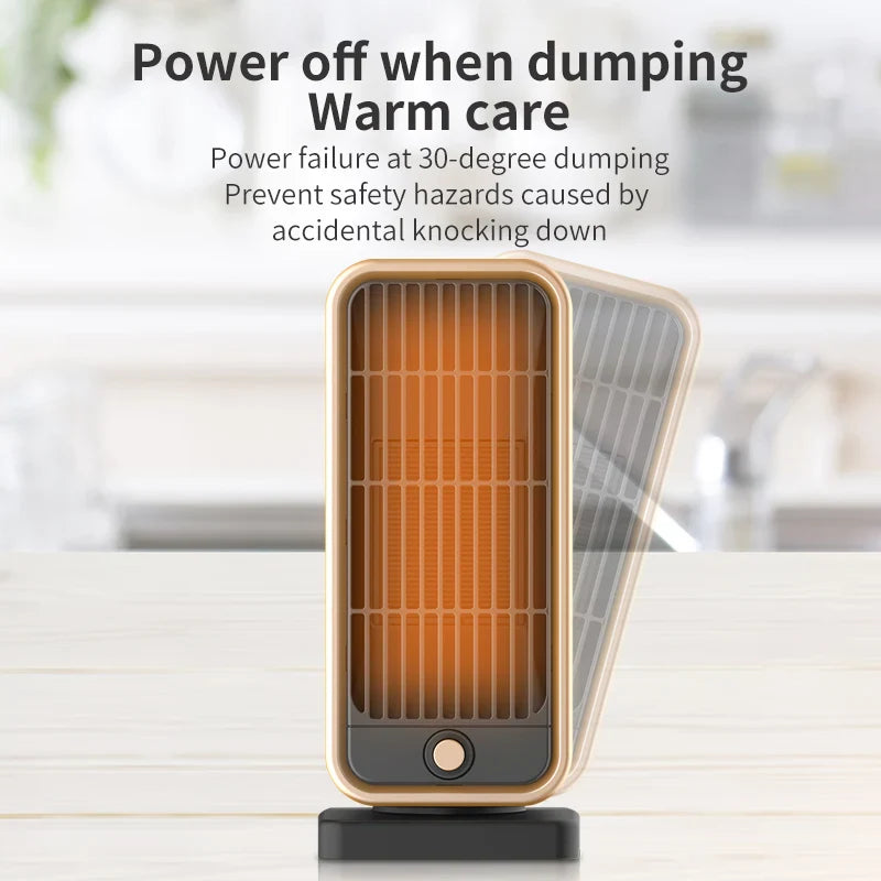KTX-013651 500W Electric Space Heater for Indoor Use, PTC Fan with 1-Year Warranty