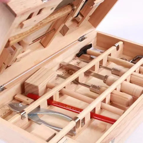 KTX-595667 Children's Wooden Home Repair Simulation Puzzle Set