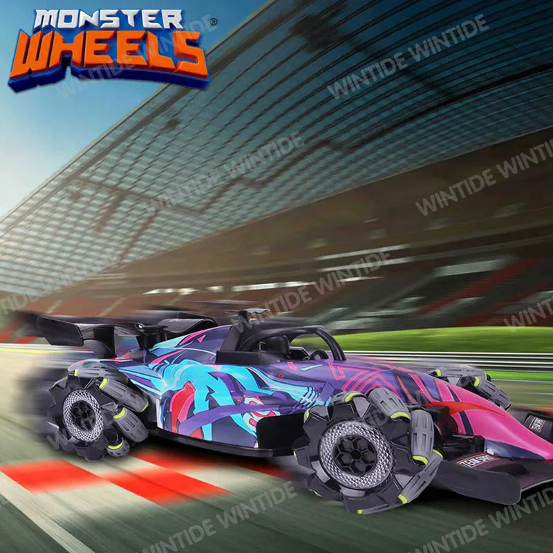 KTX-459219 Remote Control LED Racing Car for Kids - 2.4G Wireless Stunt Vehicle Suitable for Ages 5 and Up