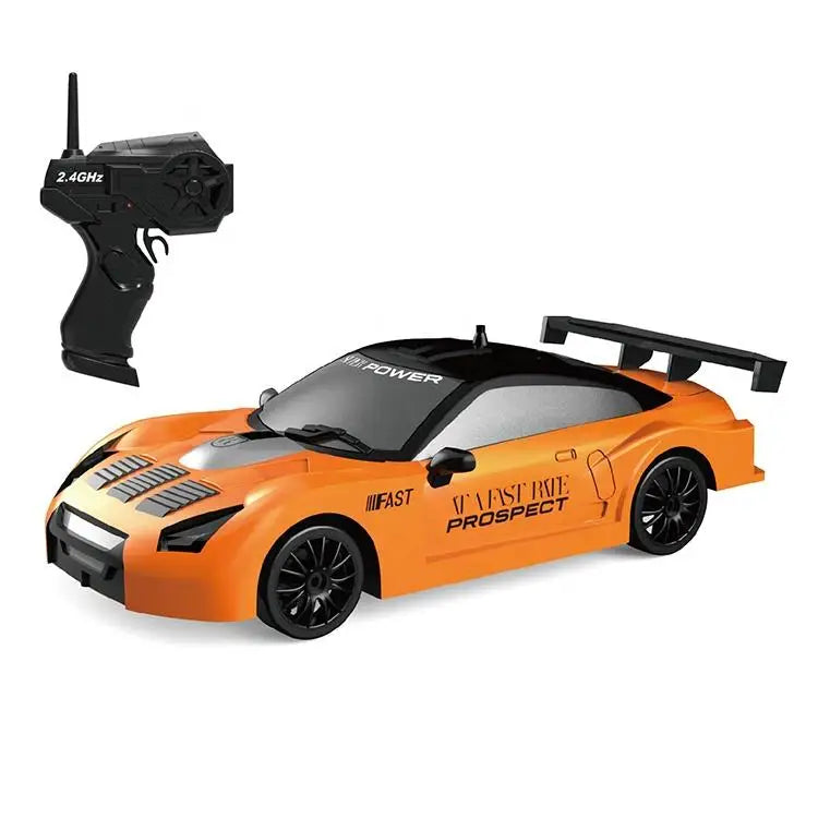 KTX-756435 1:24 4WD Drift RC Car with LED Light, 4-Channel Remote Control, Stunt Racing, Battery Included, Indoor-Outdoor Fun