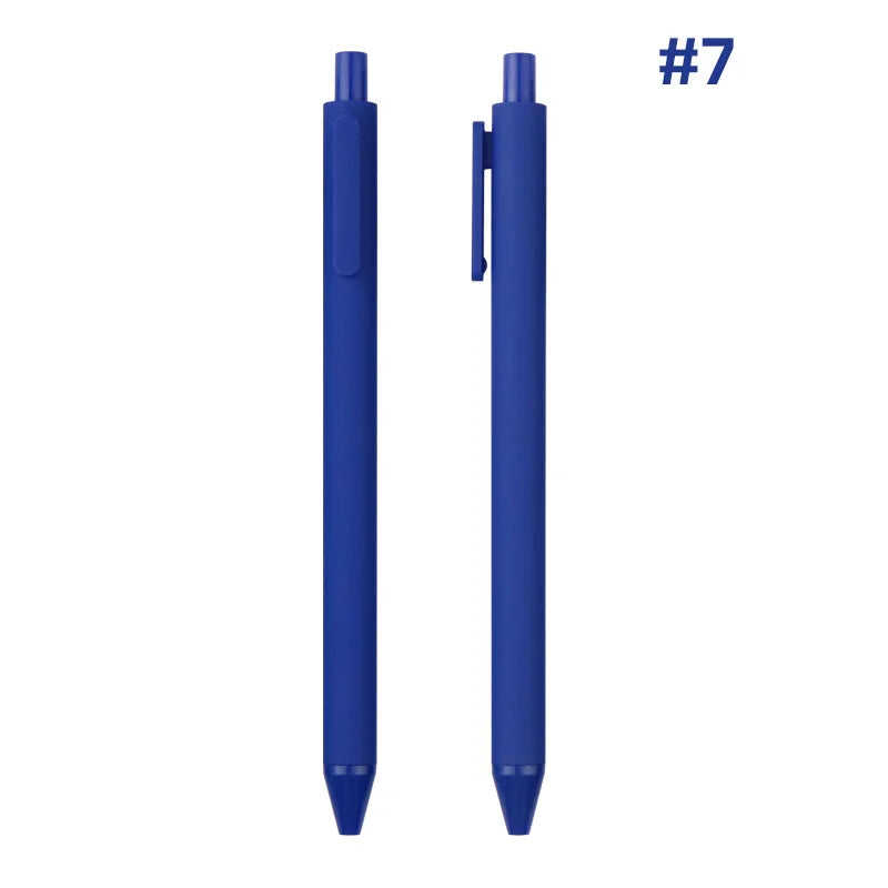 KTX-929939 Custom Logo Printed Retractable Ballpoint Pen with Soft Rubber Grip in Multiple Colours