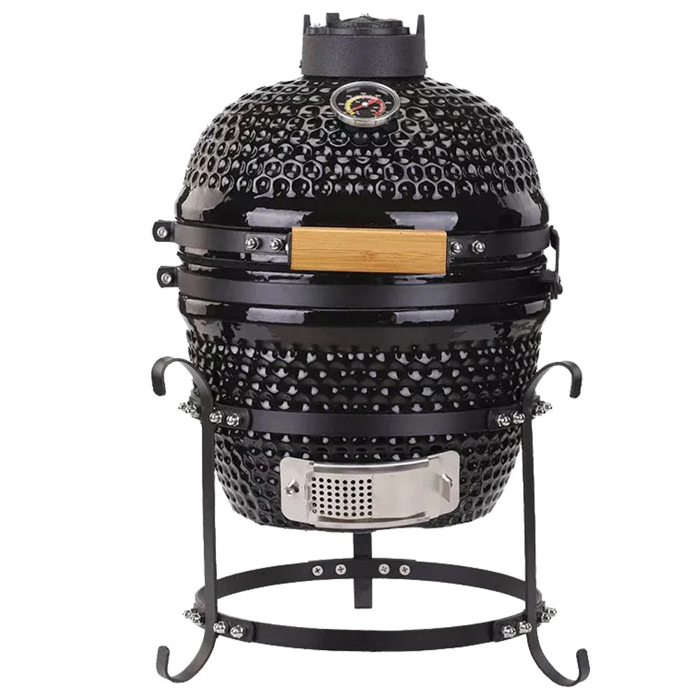 KTX-516691 Kamado Ceramic Charcoal Barbecue Grill for Outdoor Cooking, Fits 13 to 29 Inch Models