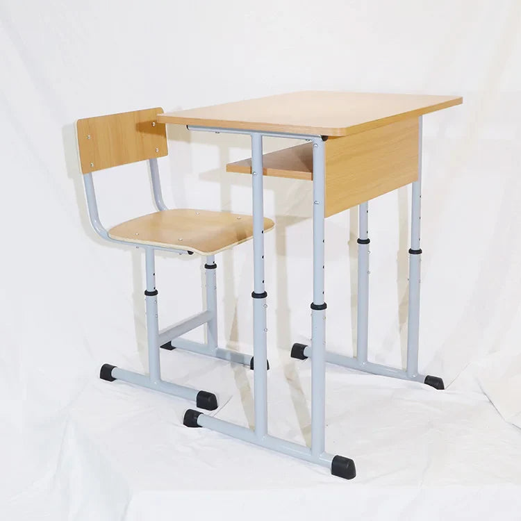 KTX-745683 Wooden Classroom Student Desk and Chair Set for Middle School