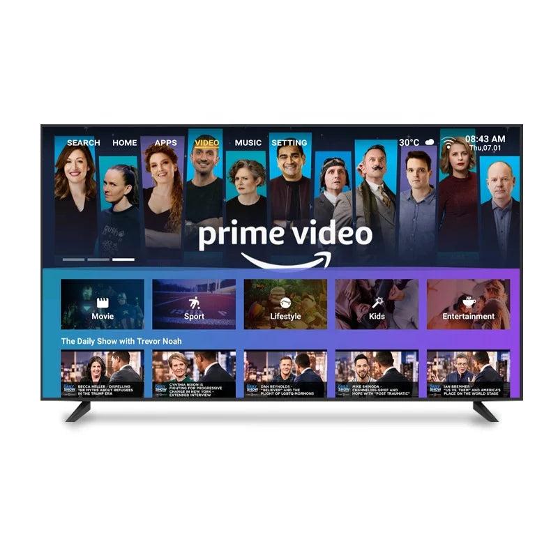 KTX-287315 22 Inch Smart Android LED TV with HDR10 and Dolby Vision, 4K Resolution, WiFi Connectivity, Ideal for Home Use