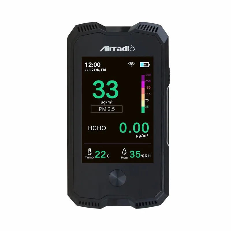 KTX-519827 Integrated Air Quality Monitor with PM2.5, PM10, CO2, HCHO, Temperature and Humidity Sensors