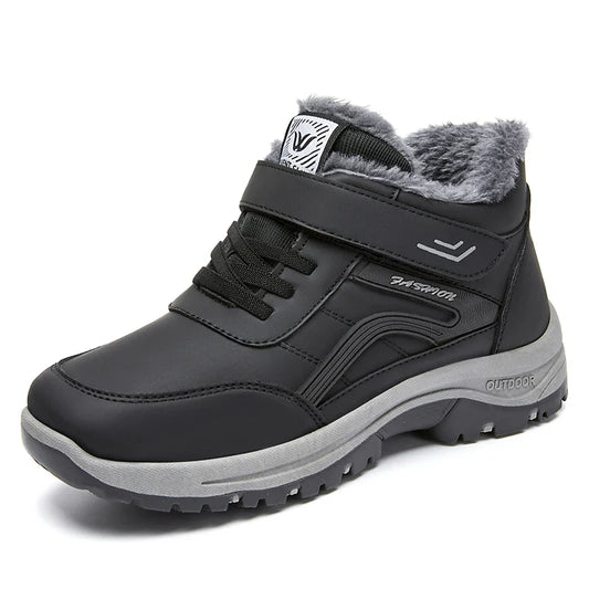 KTX-688467 BM-D-7latest Design Thick Inside Warm Walking Non-slip Waterproof Winter Warm Women's Casual Flat Boots