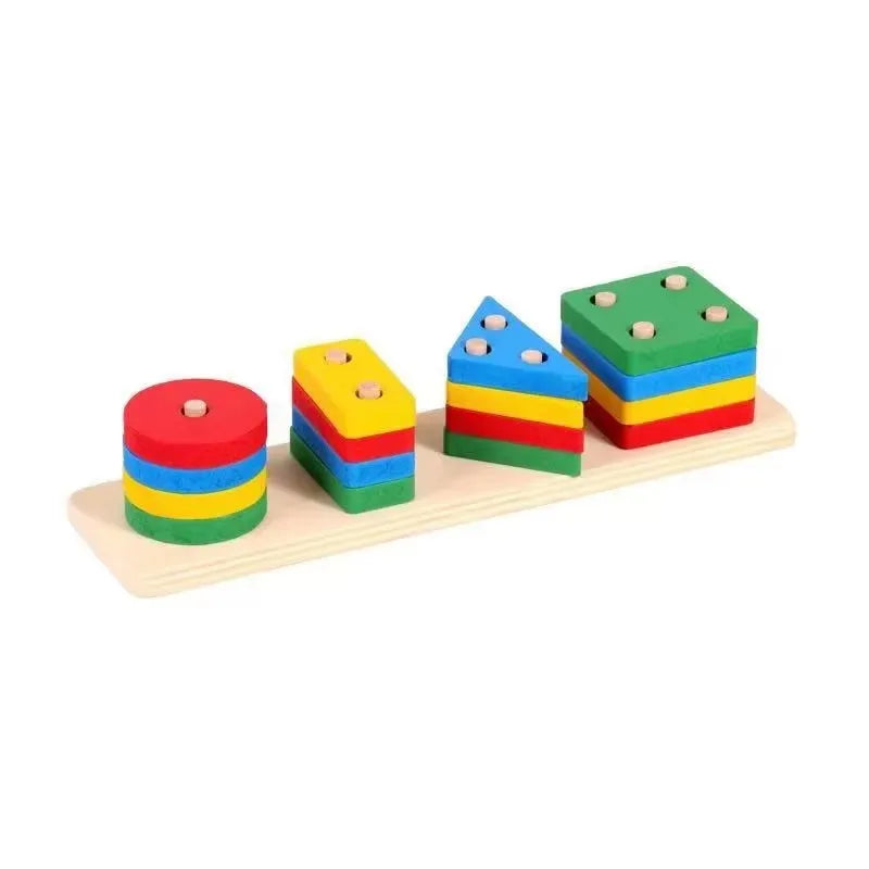 KTX-795411 Montessori Wooden Learning Aids - Educational Sensory Toys for Preschool Development