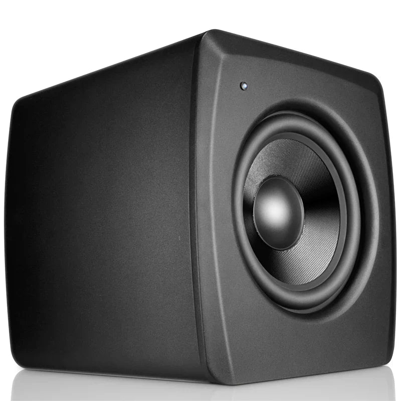 KTX-400915 10 Inch Active Subwoofer with 160W Power Output and Adjustable Controls for Home Theater Systems