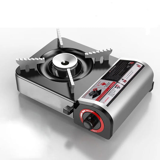 KTX-367507 Portable Mini Gas Stove for Outdoor Cooking and Campfire Grilling