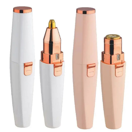 KTX-324499 Mini Size Electric Facial Hair Removal Shaver for Women with Dual Function Nose Trimmer