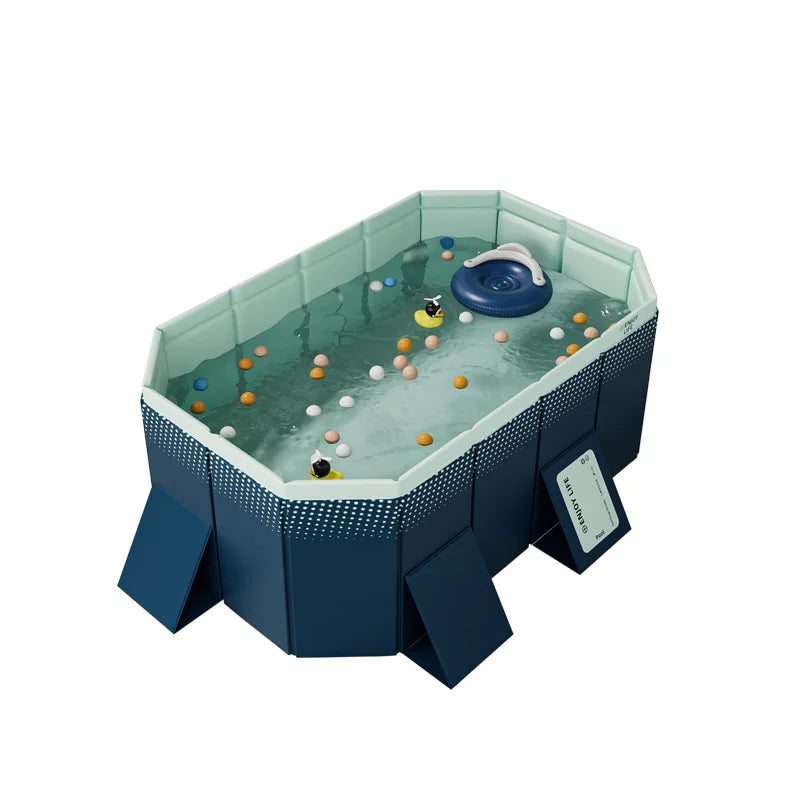 KTX-503699 Large Portable PVC Above Ground Swimming Pool for Outdoor and Children’s Use