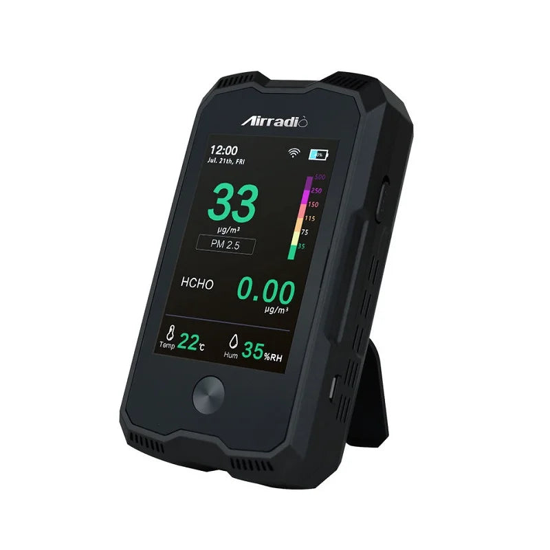 KTX-519827 Integrated Air Quality Monitor with PM2.5, PM10, CO2, HCHO, Temperature and Humidity Sensors