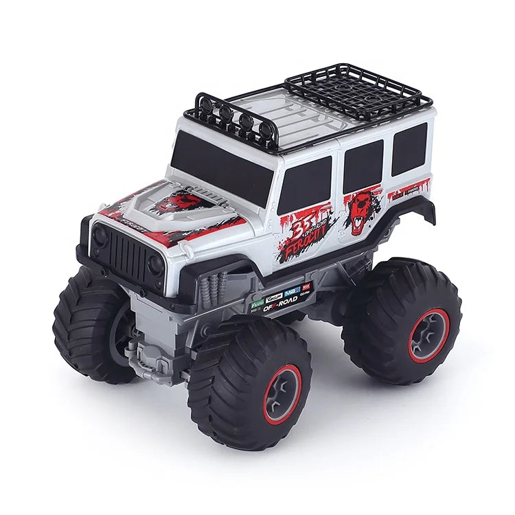 KTX-688595 High Speed 1/16 Scale 4WD Remote Control Monster Stunt Car, Speed 8km/h, Indoor-Outdoor Use