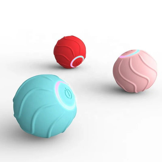 KTX-997011 Interactive Motion-Activated USB Rechargeable Rolling Ball Toy for Pets