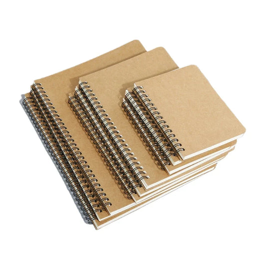 KTX-818131 Pocket-Sized Spiral Notebooks - 5 Pack with 180 Ruled Pages for Writing and Drawing